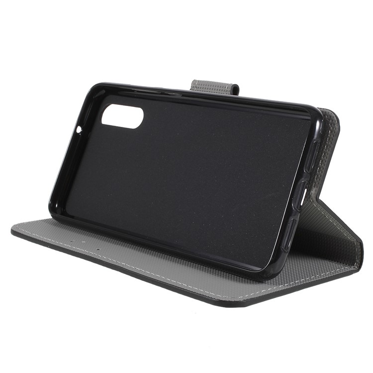 Pattern Printing PU Leather Stand Shell with Wallet for Huawei P20 - Do Not Touch My Phone-4