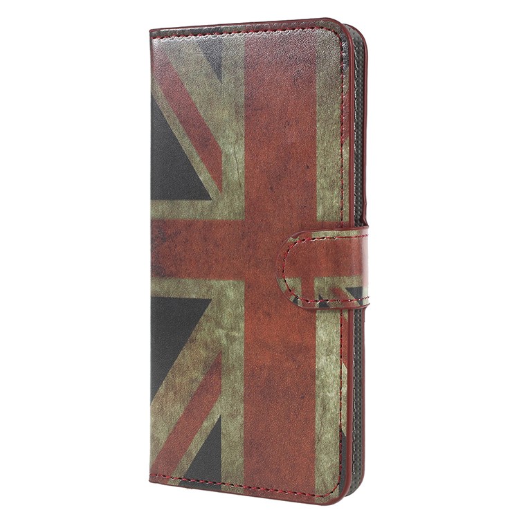 Pattern Printing Wallet Leather Stand Mobile Phone Shell for Huawei P20 - Retro UK Flag-2