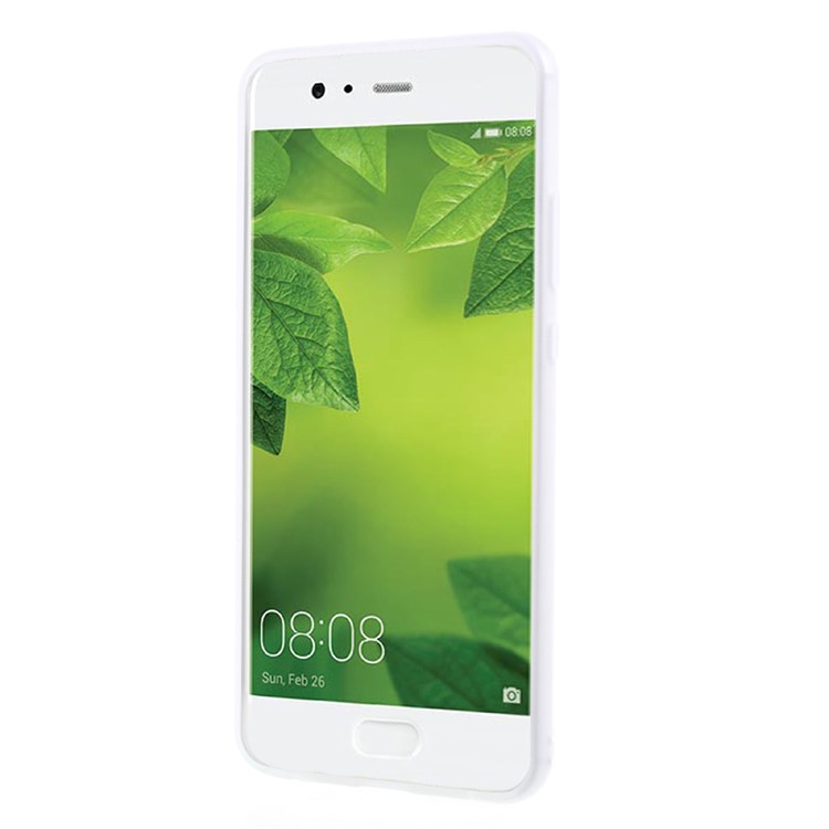 100Pcs/Set Matte Anti-scratch TPU Phone Case for Huawei P10 Plus - Transparent-3