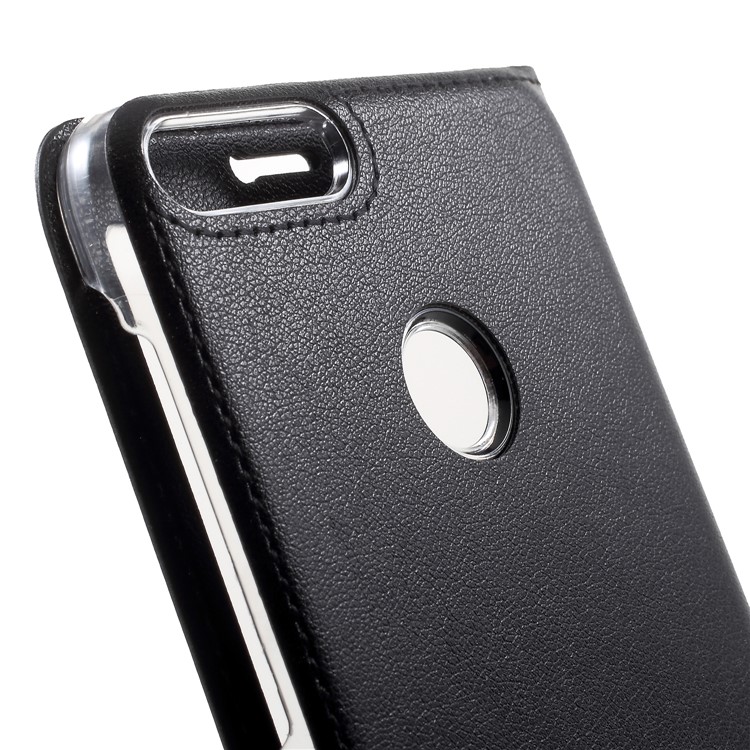 View Window Flip Leather Phone Case for Huawei Honor 9 Lite / Honor 9 Youth Edition - Black-6