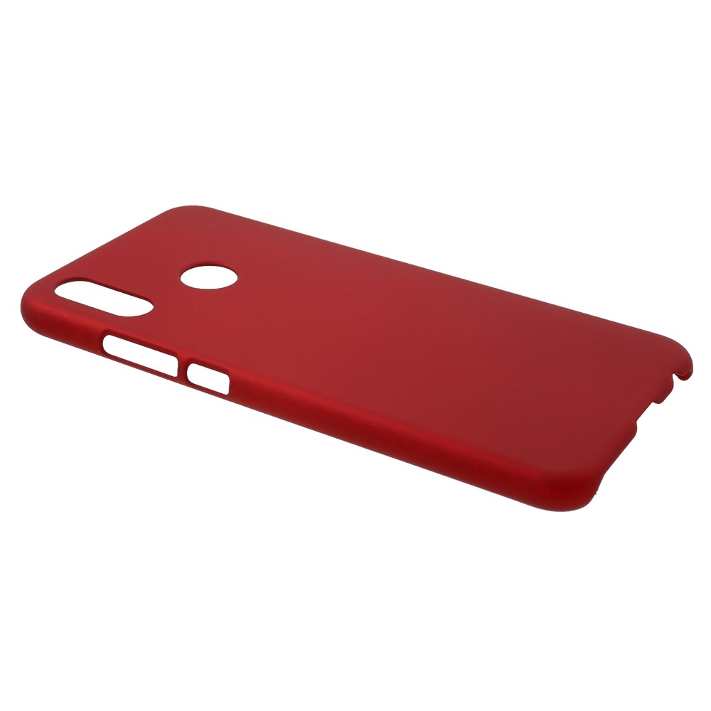 Rubberized Hard Plastic Case for Huawei P20 Lite / Nova 3e - Red-2