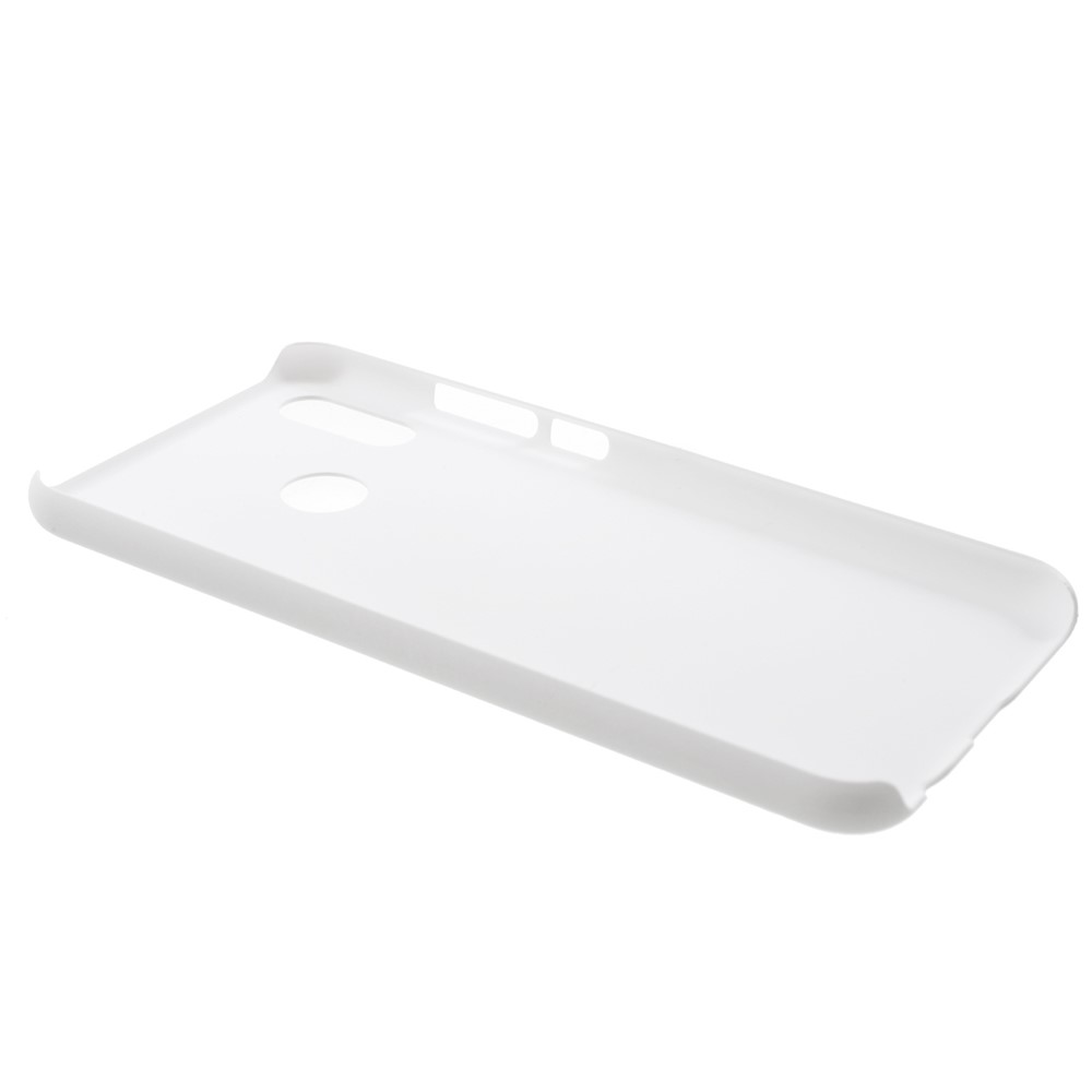 Étui à Coque du Dure Caoutchouté Pour Huawei P20 Lite / Nova 3e - Blanche-3