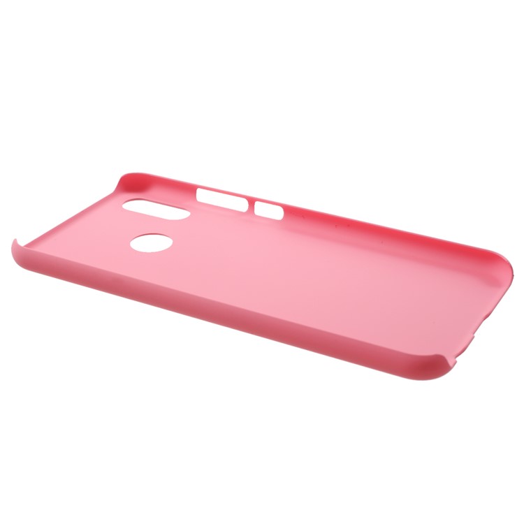 Rubberized Hard Shell Cover Case for Huawei P20 Lite / Nova 3e - Pink-4