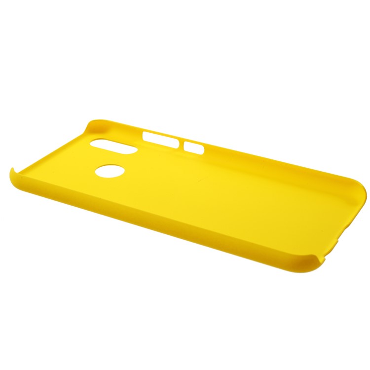 Rubberized Hard Protection Case for Huawei P20 Lite / Nova 3e - Yellow-3