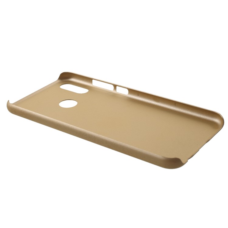 Rubberized Hard Cover Shell for Huawei P20 Lite / Nova 3e - Gold-4