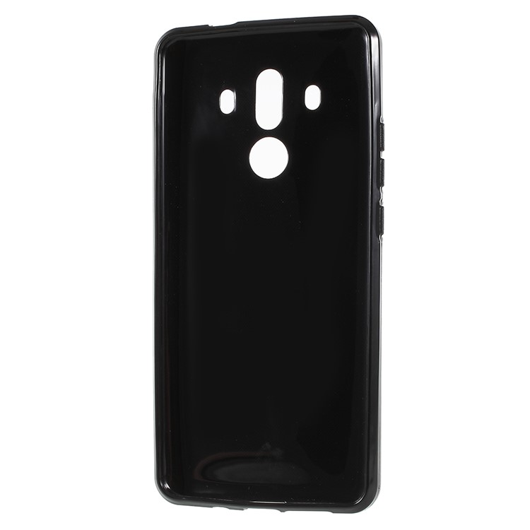 100Pcs/Set Carbon Fiber Brushed S Shape TPU Mobile Phone Case for Huawei Mate 10 Pro - Black-6