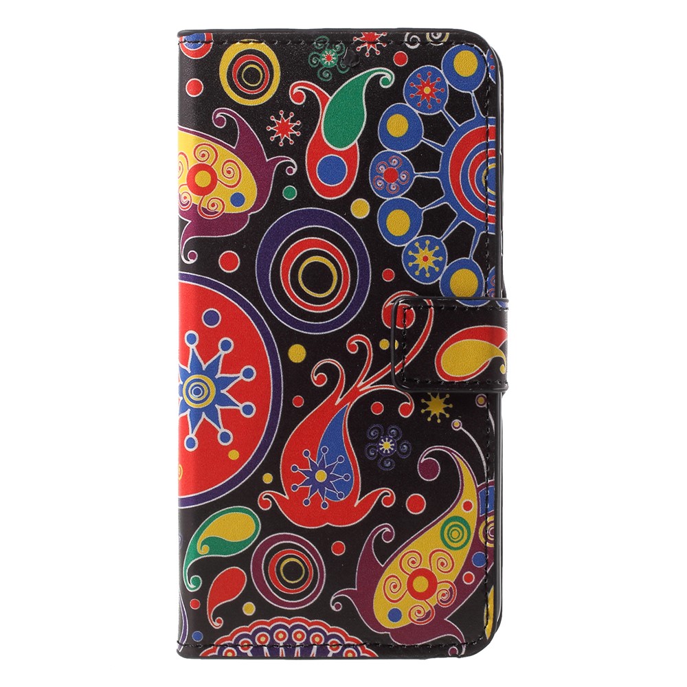 Pattern Printing Wallet Stand Leather Cover for Huawei P20 Pro - Paisley Flower-1