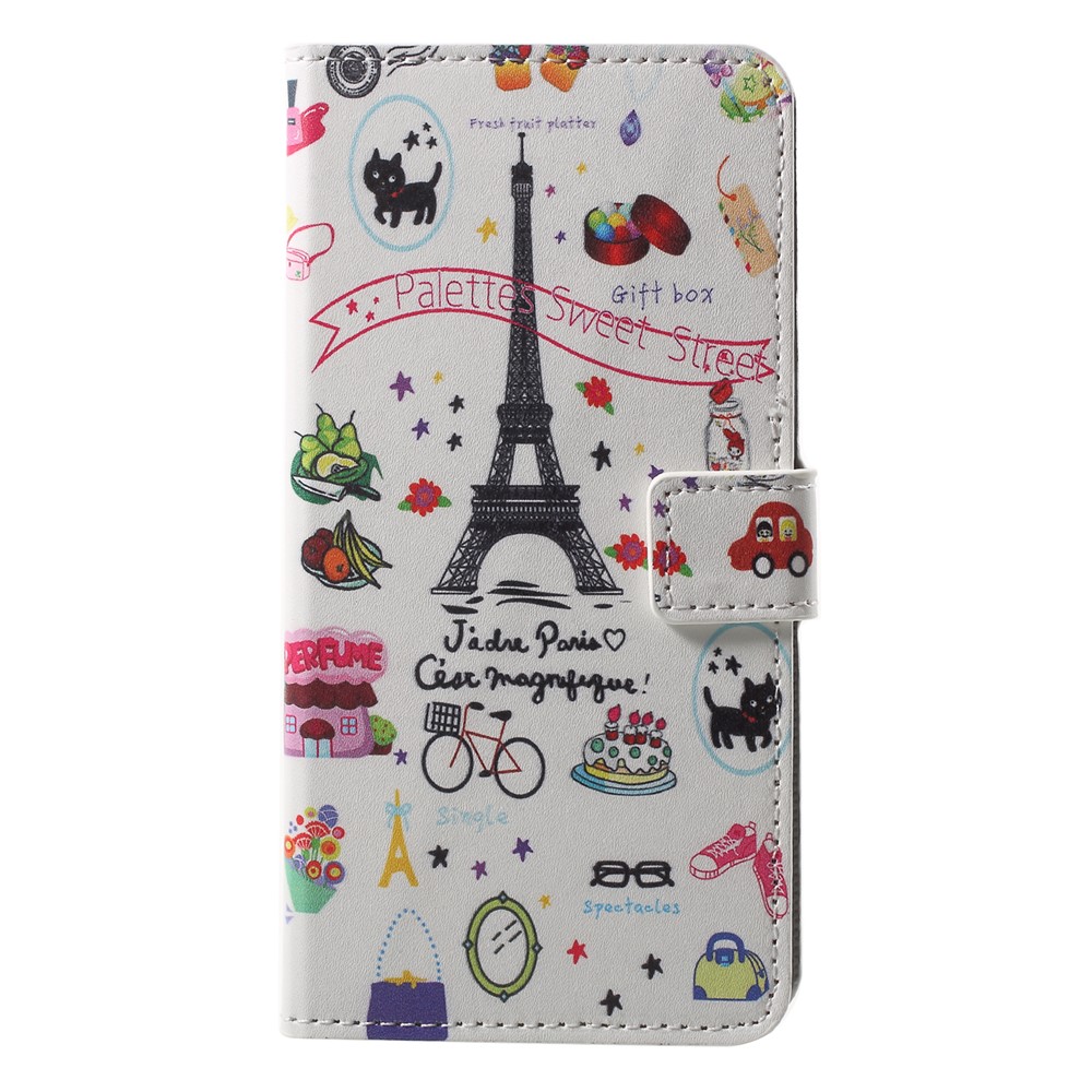 Motif D'impression de Portefeuille Shell Mobile Coque Mobile Pour Huawei P20 - Palettes Sweet Street