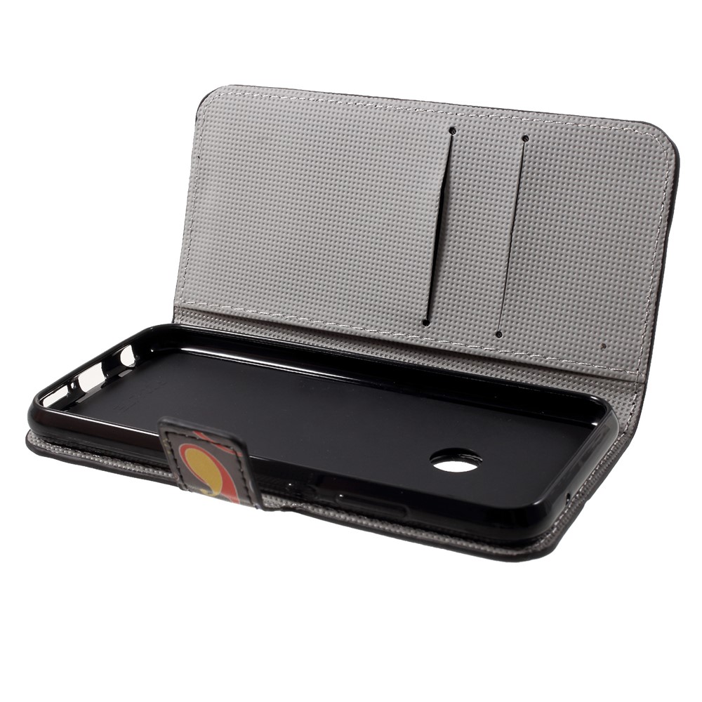 Pattern Printing Wallet Stand Leather Case for Huawei P20 Lite / Nova 3e - Paisley Flower-6