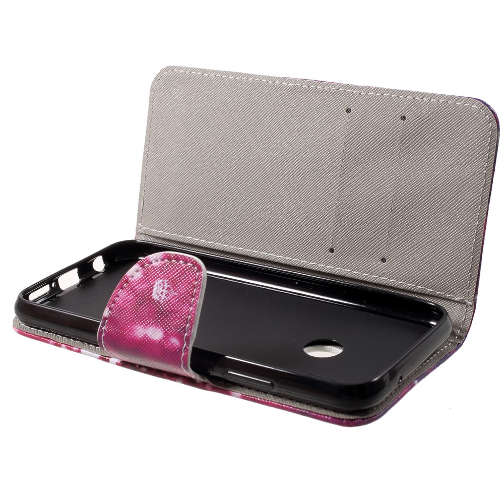 Pour Huawei P20 Lite / Nova 3e Motif Impression Portefeuille En Cuir Téléphone Protection Flip Cas - Citation Garder Calme Et Pétiller-6