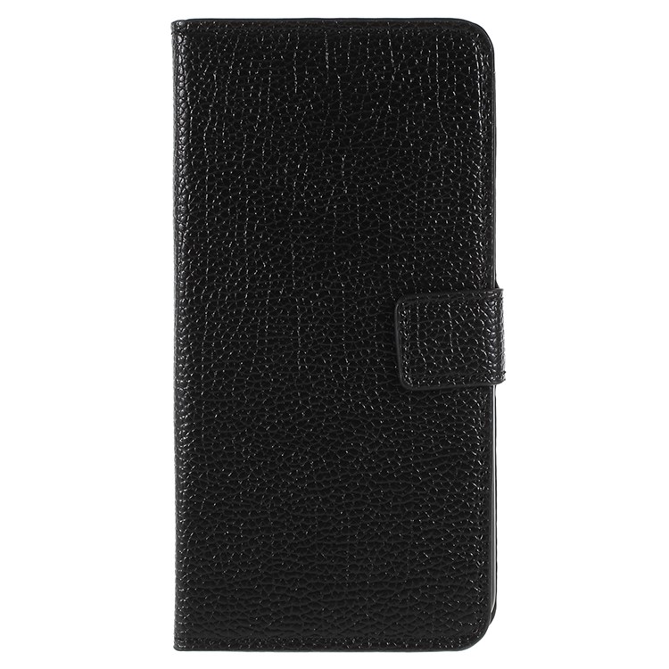 Litchi Texture Stand Leather Wallet Phone Case for Huawei P20 Pro - Black-3