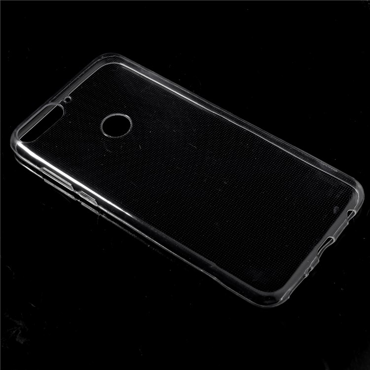 Crystal Clear TPU Mobile Phone Cover Case for Huawei Y7 Prime (2018) / Honor 7C / Enjoy 8-2