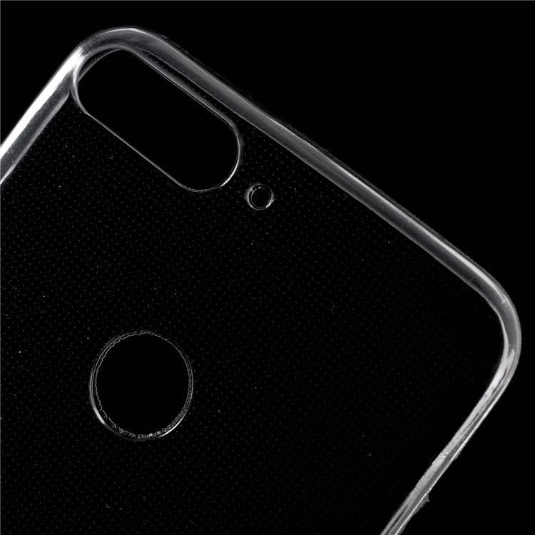 Crystal Clear TPU Mobile Phone Cover Case for Huawei Y7 Prime (2018) / Honor 7C / Enjoy 8-3