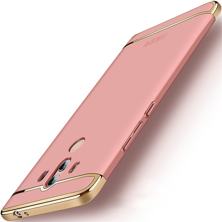 MOFI Guard Series Detachable 3-in-1 Electroplating Plastic Phone Case for Huawei Mate 10 Pro - Rose Gold-1