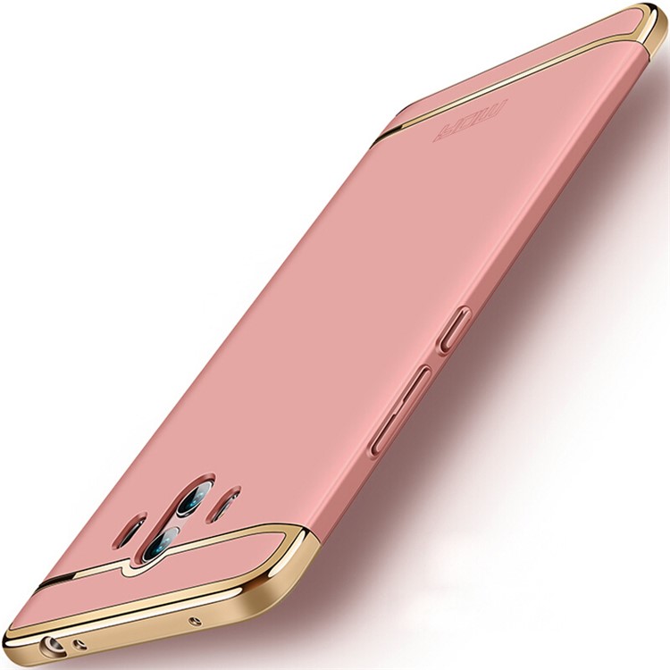 MOFI Guard Series for Huawei Mate 10 Detachable 3-in-1 Electroplating Plastic Shell - Rose Gold-1