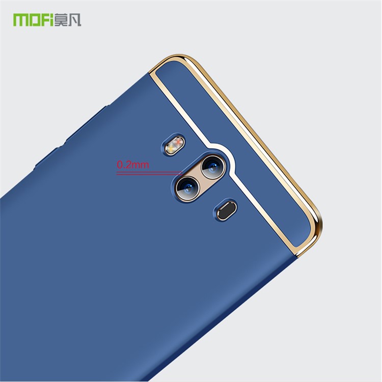 MOFI Guard Series for Huawei Mate 10 Detachable 3-in-1 Electroplating Plastic Phone Cover - Blue-2