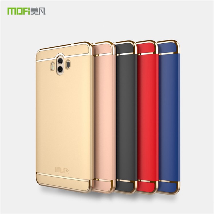 MOFI Guard Series for Huawei Mate 10 Detachable 3-in-1 Electroplating Plastic Phone Cover - Blue-3