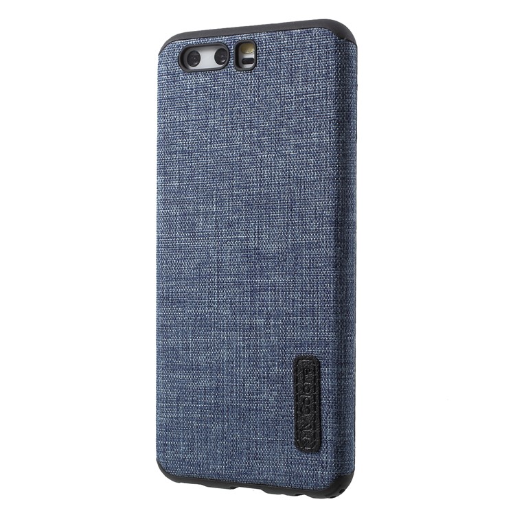 Canvas Cloth Coated TPU Protective Phone Casing for Huawei P10 - Baby Blue-3