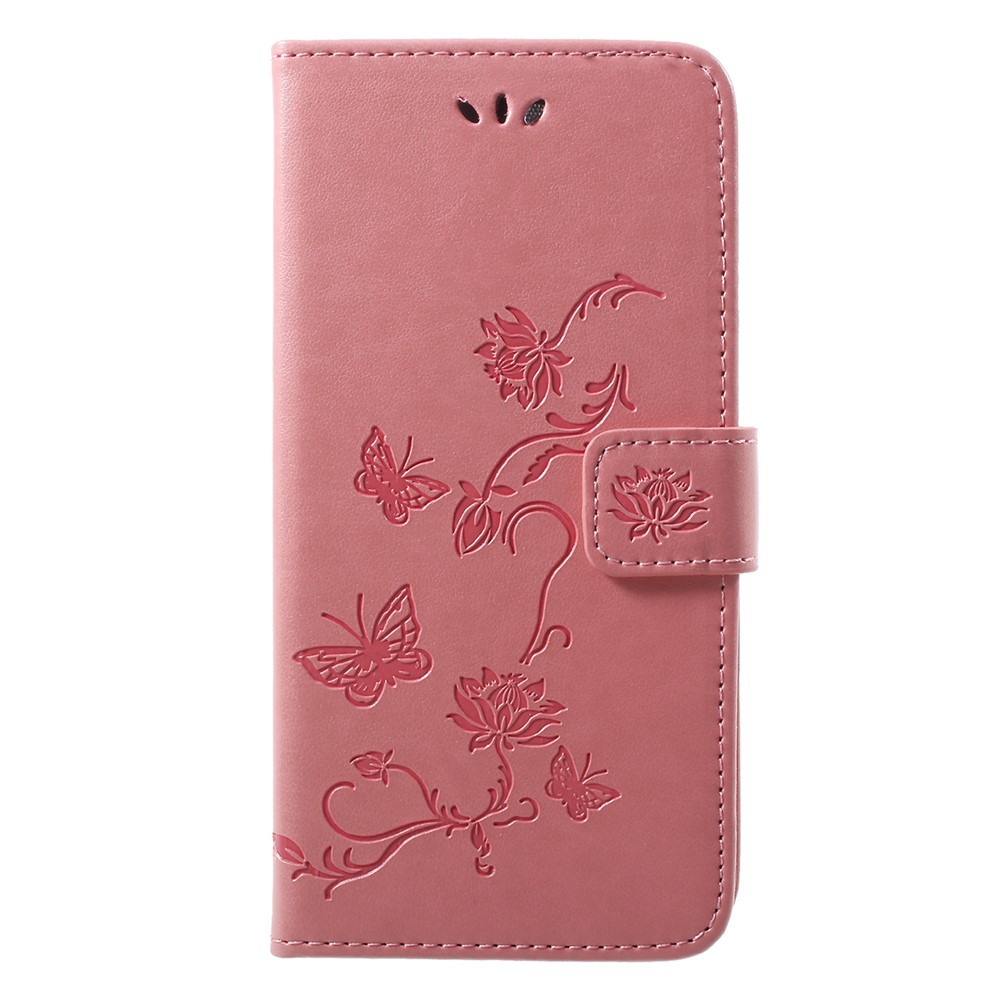 Porte-monnaie En Cuir Porte-monnaie Pour Huawei P20 - Rose-1
