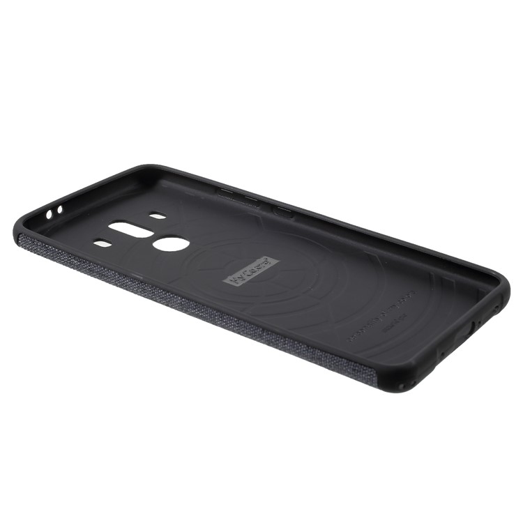 Canvas Cloth Coated TPU Mobile Phone Shell for Huawei Mate 10 Pro - Black-5