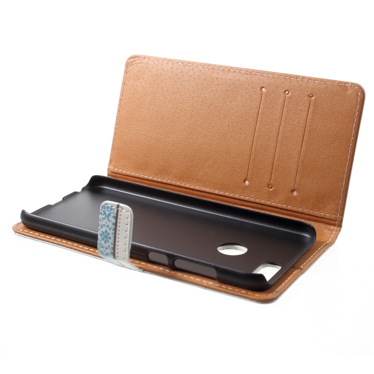 Pattern Printing PU Leather Wallet Stand Protective Phone Case for Huawei Honor 9 Lite/9 Youth Edition - Crown-6