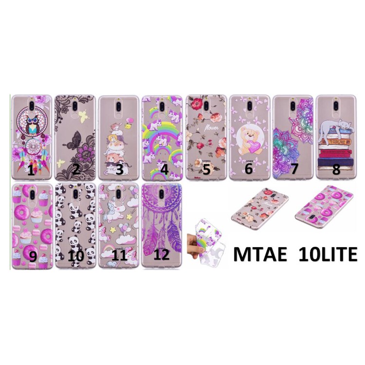 Embossment Patterned Soft TPU Case for Huawei Mate 10 Lite / Maimang 6 / nova 2i / Honor 9i (India) - Cats-6