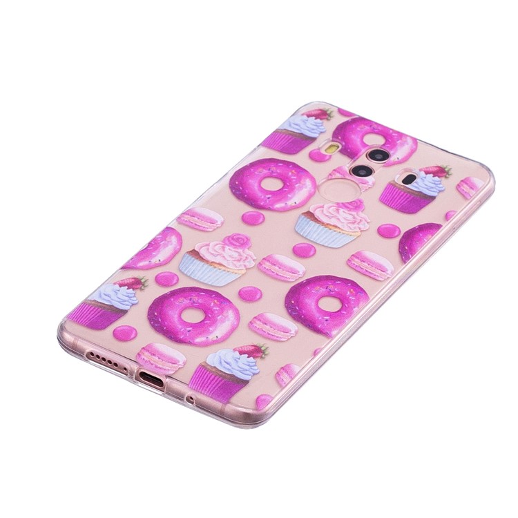 Embossed Pattern TPU Gel Back Shell for Huawei Mate 10 Pro - Dessert-4