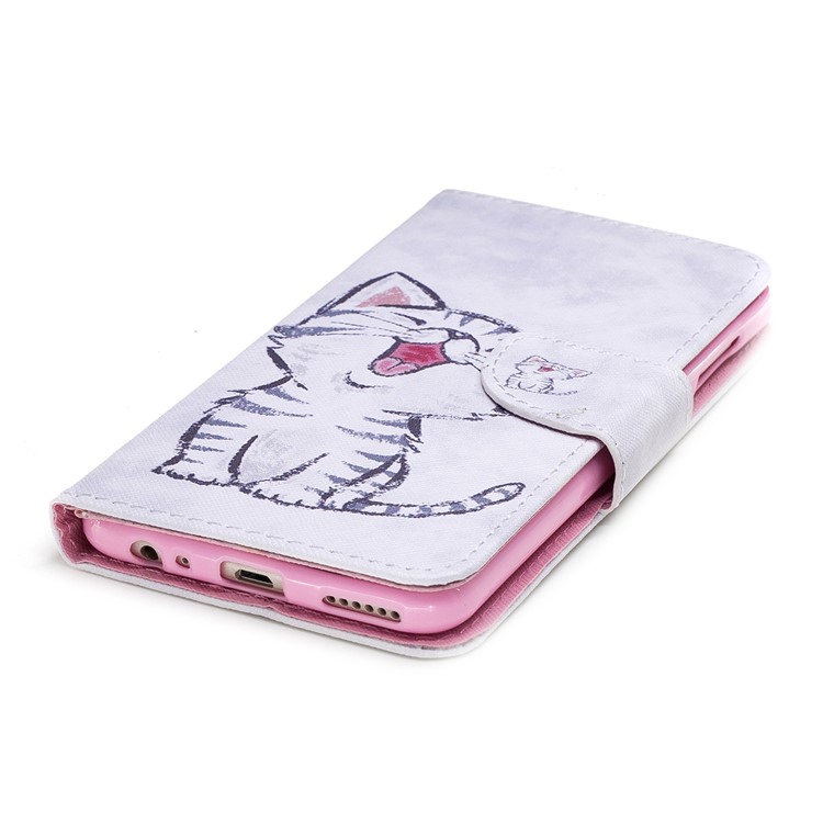 Pattern Printing Wallet Leather Case for Huawei Mate 10 Lite/nova 2i/Maimang 6/Honor 9i (India) - Cat-5