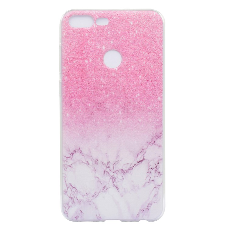 Pattern Printing TPU Mobile Case for Huawei Honor 9 Lite / Youth Edition - Marble Pattern-2