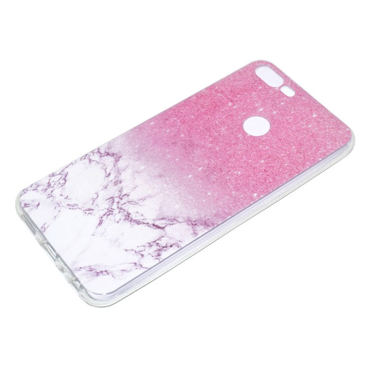 Pattern Printing TPU Mobile Case for Huawei Honor 9 Lite / Youth Edition - Marble Pattern-3
