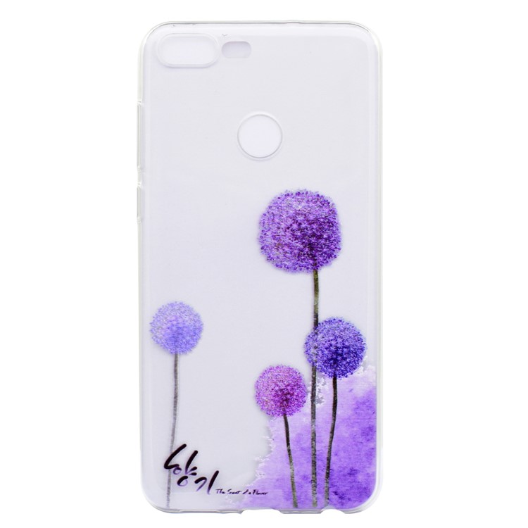 Pattern Printing TPU Mobile Shell for Huawei Honor 9 Lite / Youth Edition - Dandelion-2