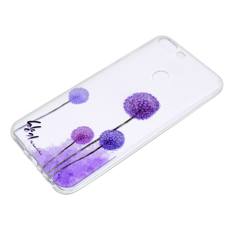 Pattern Printing TPU Mobile Shell for Huawei Honor 9 Lite / Youth Edition - Dandelion-3