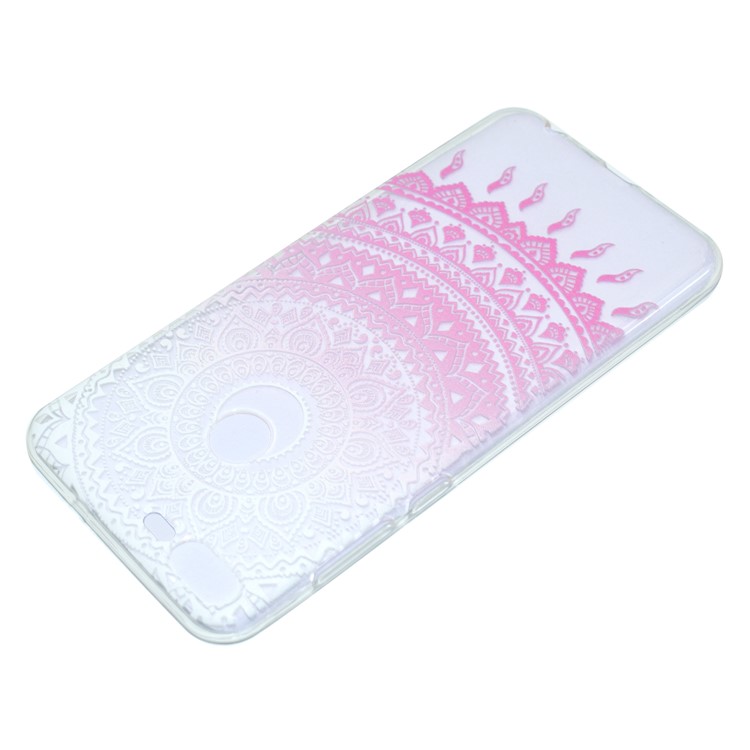 Pattern Printing TPU Gel Back Case for Huawei Honor 9 Lite / Youth Edition - Pink Mandala-4