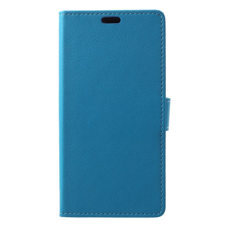 Folio Flip PU Leather Protection Mobile Cover Shell for Huawei P20 Pro - Blue-1