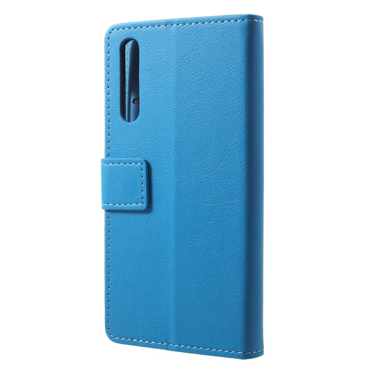 Folio Flip PU Leather Protection Mobile Cover Shell for Huawei P20 Pro - Blue-2