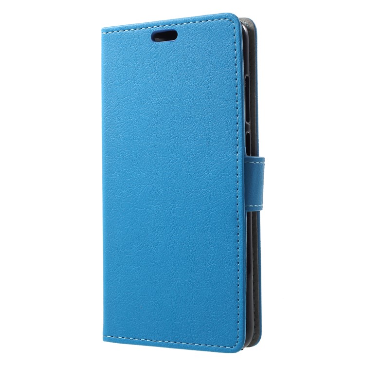 Folio Flip PU Leather Protection Mobile Cover Shell for Huawei P20 Pro - Blue-3