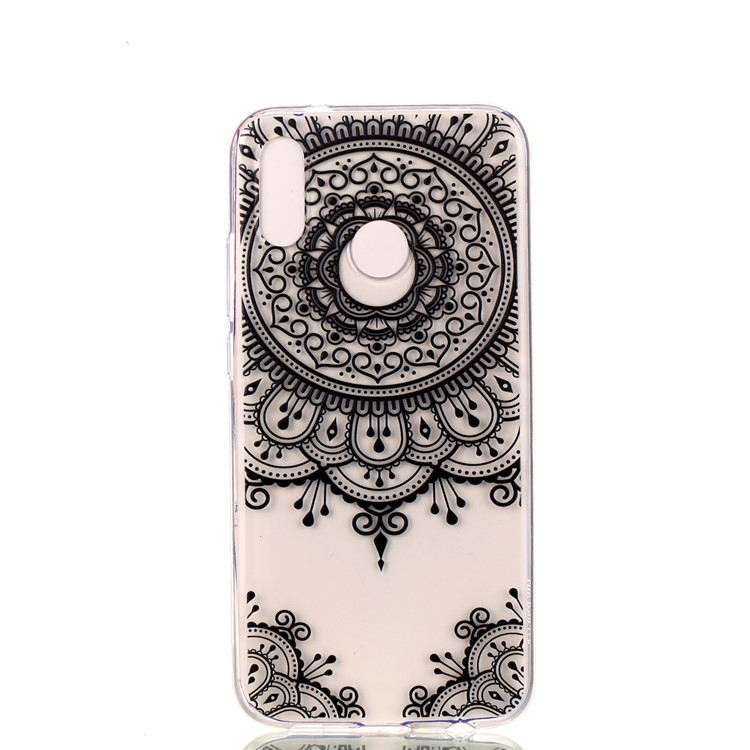 Pattern Printing TPU Back Case for Huawei P20 Lite / Nova 3e - Mandala Flowers-2