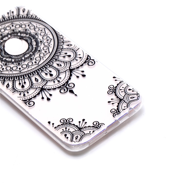 Pattern Printing TPU Back Case for Huawei P20 Lite / Nova 3e - Mandala Flowers-3