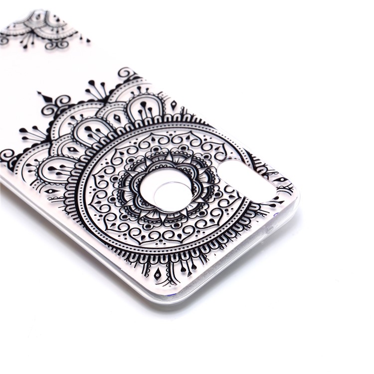 Pattern Printing TPU Back Case for Huawei P20 Lite / Nova 3e - Mandala Flowers-4