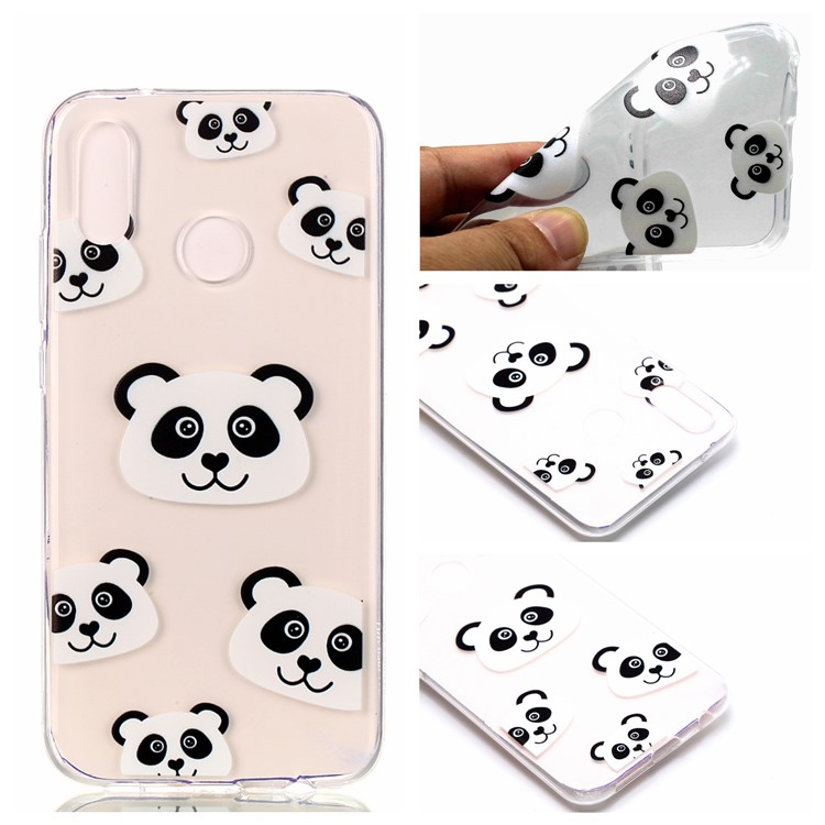Pattern Printing TPU Shell Cover Case for Huawei P20 Lite / Nova 3e - Panda Pattern-1