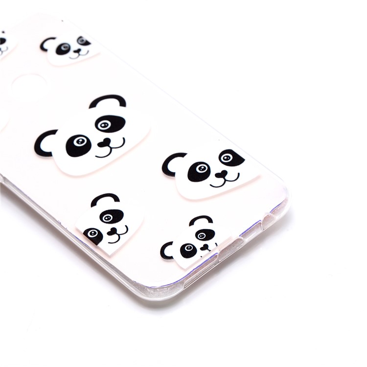 Pattern Printing TPU Shell Cover Case for Huawei P20 Lite / Nova 3e - Panda Pattern-3
