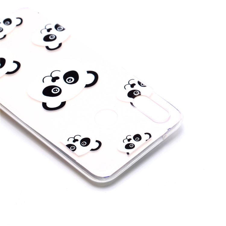Pattern Printing TPU Shell Cover Case for Huawei P20 Lite / Nova 3e - Panda Pattern-4