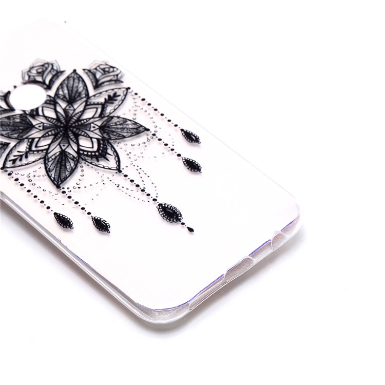 Pattern Printing TPU Phone Cover Case for Huawei P20 Lite / Nova 3e - Flower Pattern-3