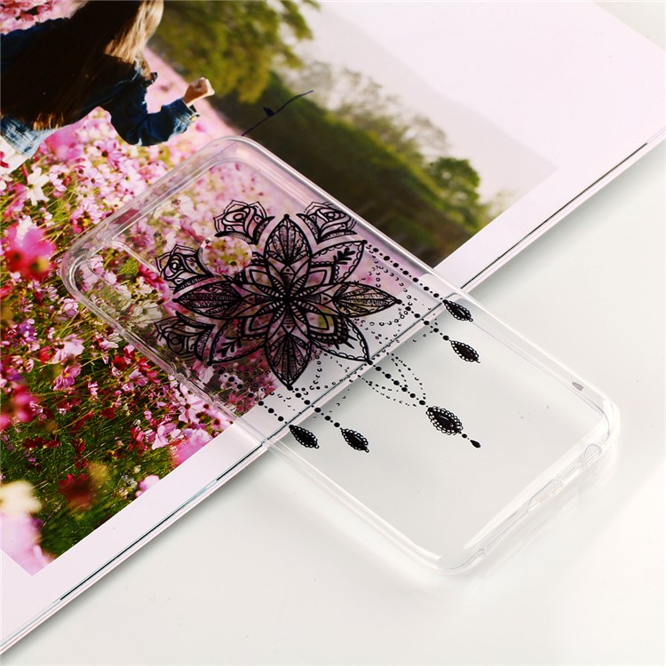 Pattern Printing TPU Phone Cover Case for Huawei P20 Lite / Nova 3e - Flower Pattern-5