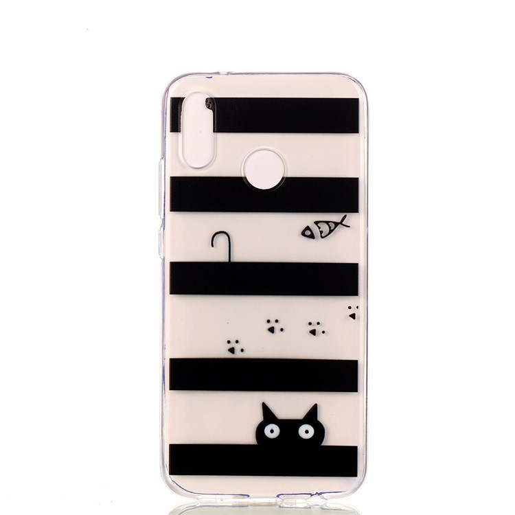 Pattern Printing TPU Cover Phone Case for Huawei P20 Lite / Nova 3e - Stripes Pattern-2