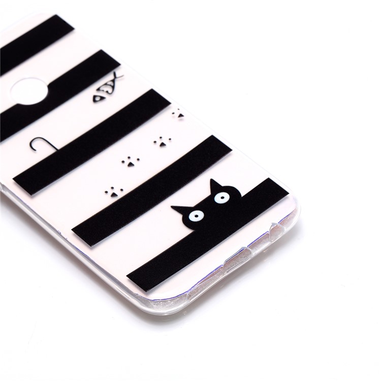 Pattern Printing TPU Cover Phone Case for Huawei P20 Lite / Nova 3e - Stripes Pattern-3