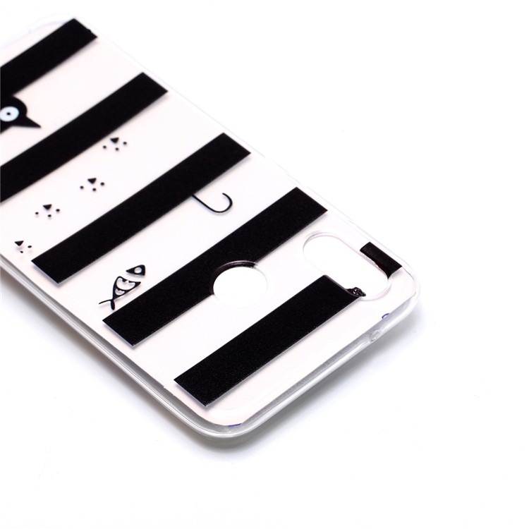 Pattern Printing TPU Cover Phone Case for Huawei P20 Lite / Nova 3e - Stripes Pattern-4