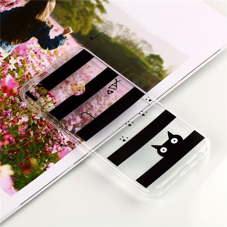 Pattern Printing TPU Cover Phone Case for Huawei P20 Lite / Nova 3e - Stripes Pattern-5