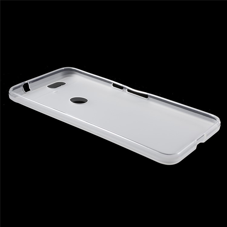 Double-sided Frosted TPU Shell Case for Huawei Nexus 6P - White-3