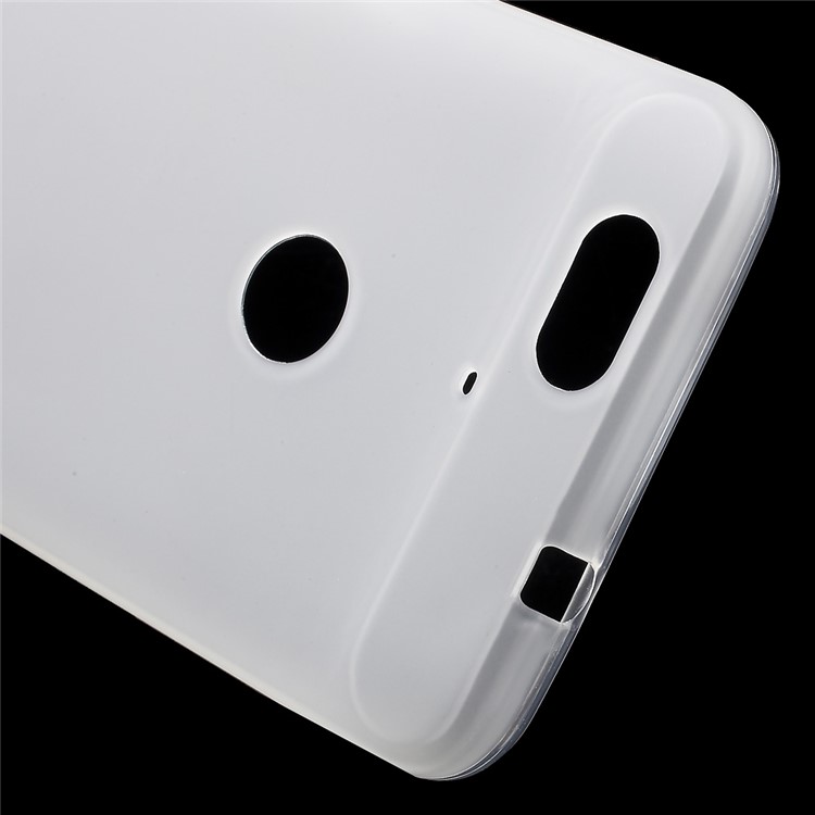 Double-sided Frosted TPU Shell Case for Huawei Nexus 6P - White-5
